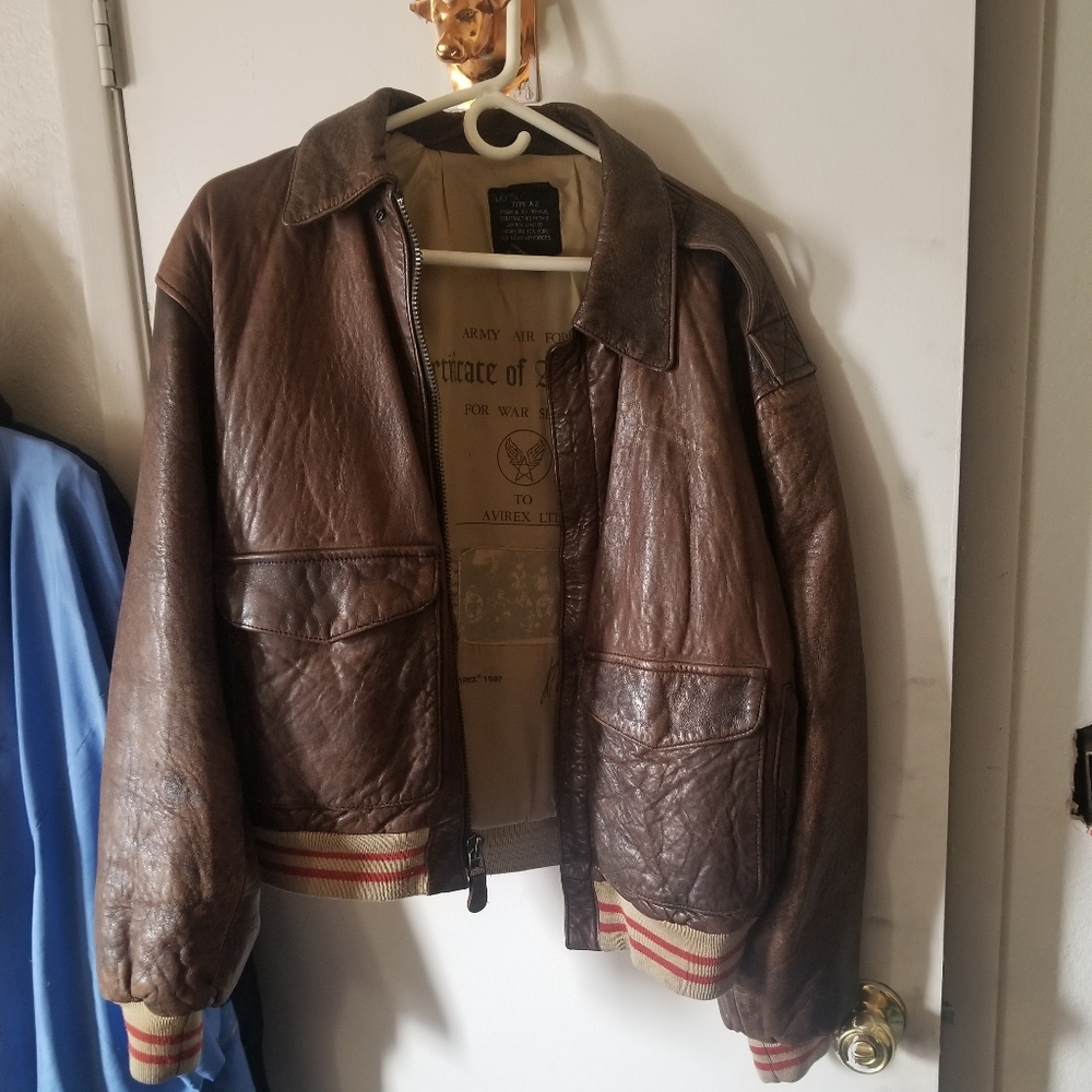 Leather jacket